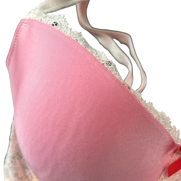 Victoria’s Secret Pink Dream Angel Lace Bra Underwire 32D - Picture 3 of 7